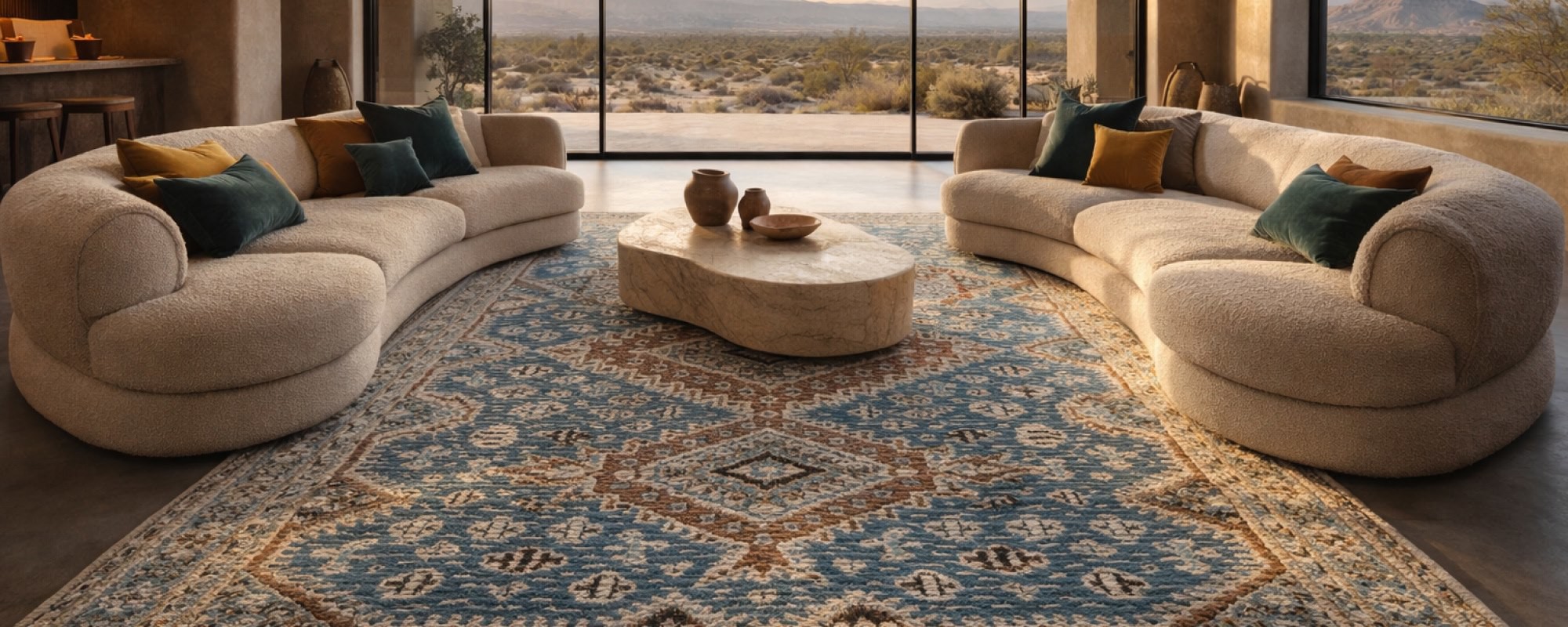 Rug With Beige Couch